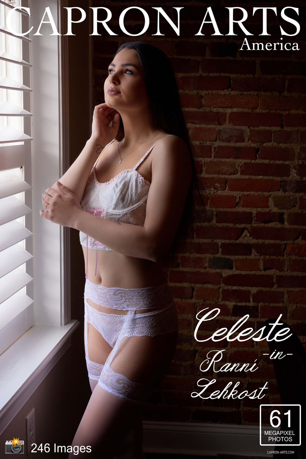 Celeste's White Stockings and Pantyhose and Panties from the "Ranni Lehkost" CAA Session